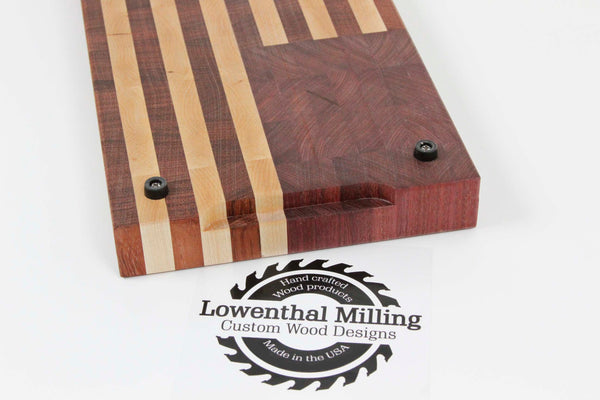 American Flag End Grain Cutting Board (Small)
