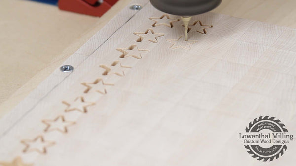 American Flag End Grain Cutting Board (Large)