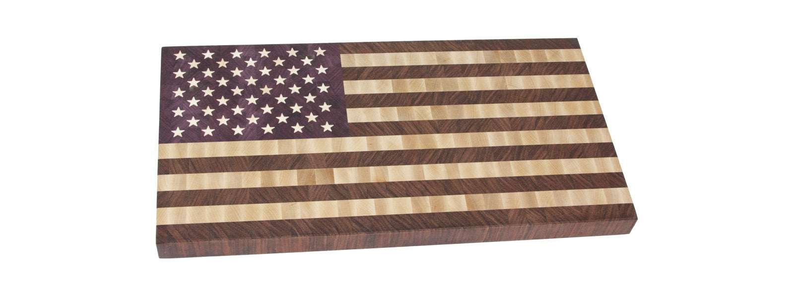 American Flag end grain cutting board