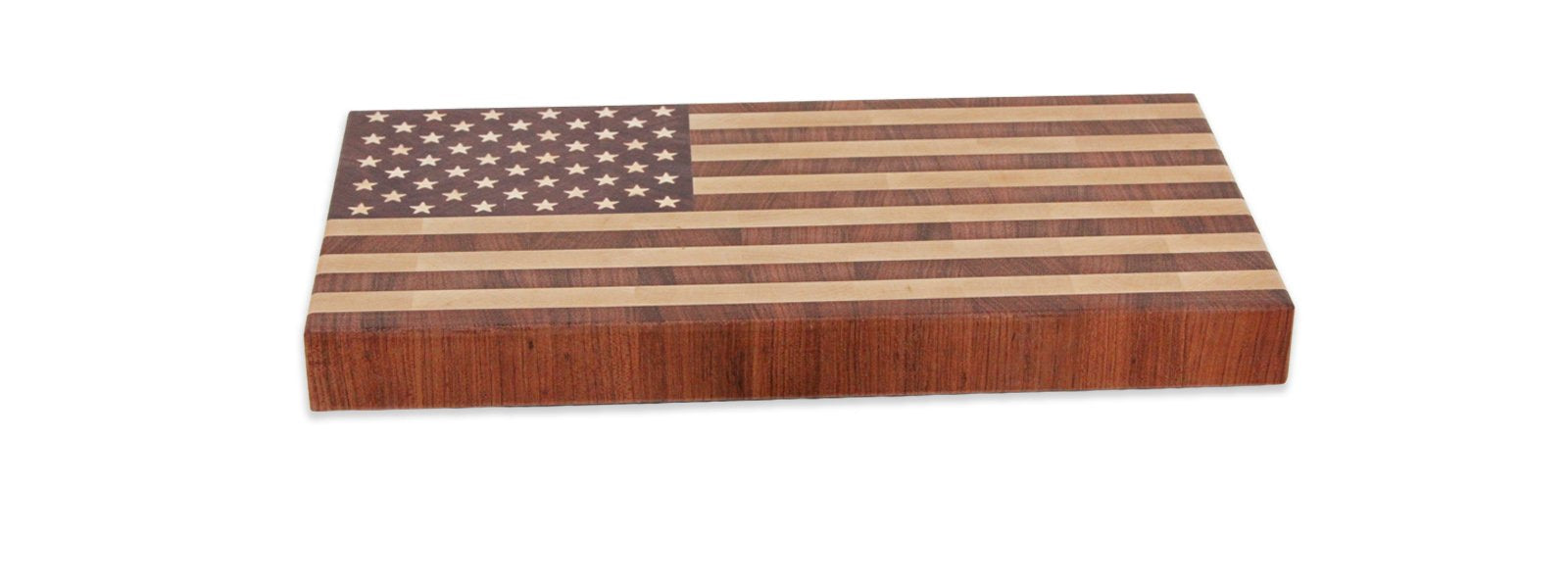 American Flag end grain cutting board (Compact)